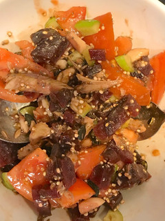 Una foto de Ensalada de Quinoa y remolacha