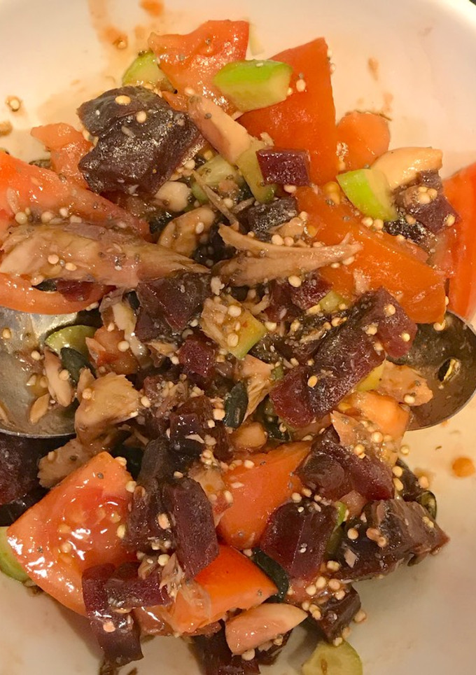 Una foto de Ensalada de Quinoa y remolacha