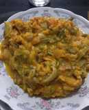 "Fideos" de zucchini y verduras varias