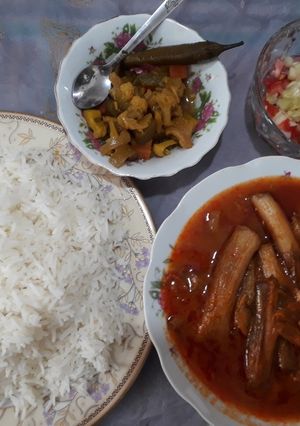 عکسی از دستور خورشت کنگر🌻🌻