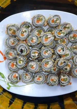 Hình của món Kimbap chiên.