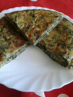 Una foto de Tortilla de acelgas
