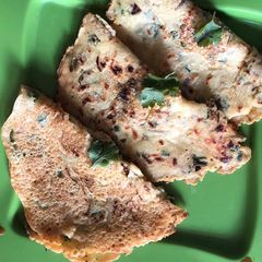 A picture of Vegetable chilla.