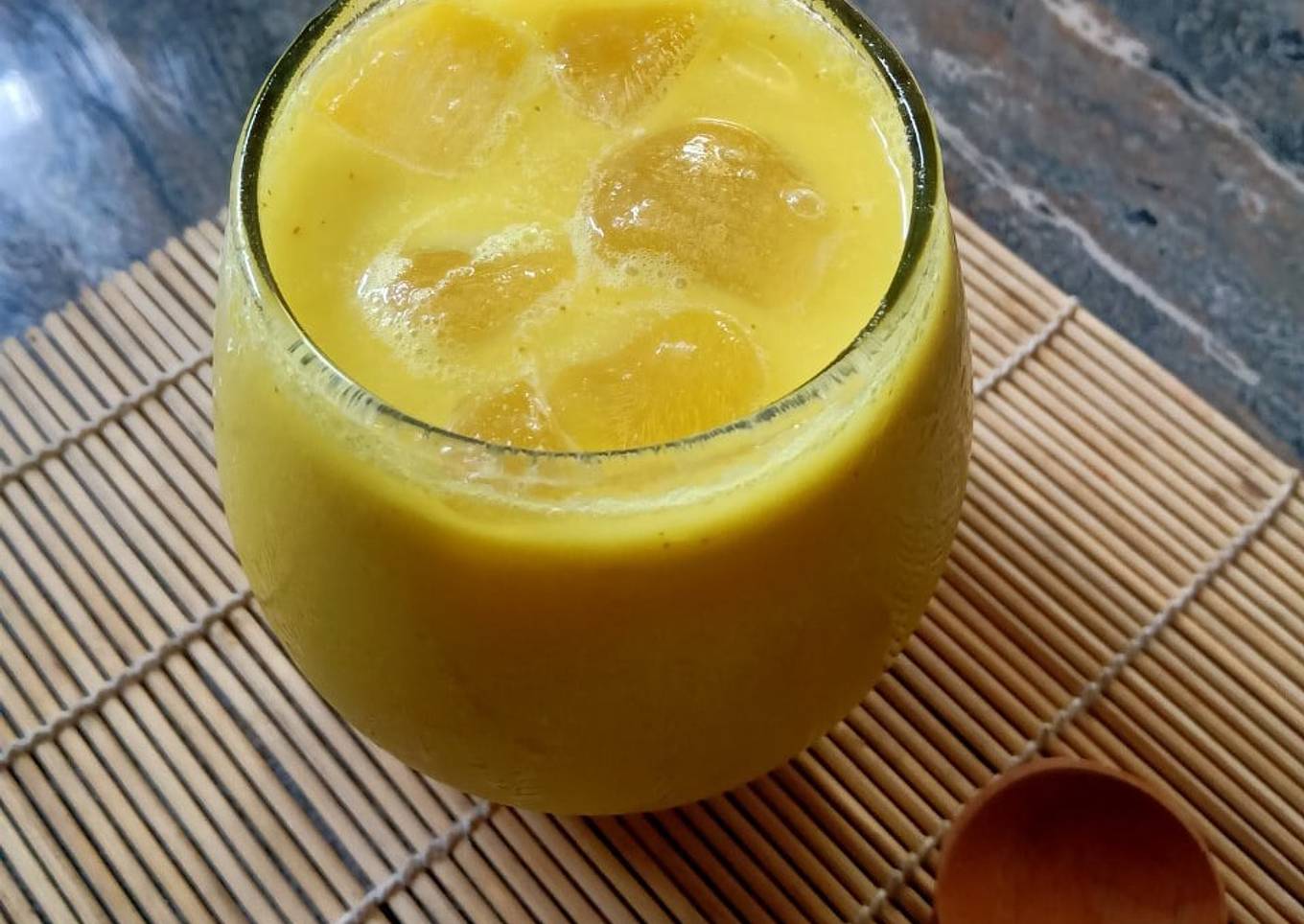 46. Turmeric Iced Latte/ Golden Milk/ Susu Kunyit