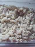 Macarrones con mayonesa y atún