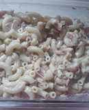 Macarrones con mayonesa y atún