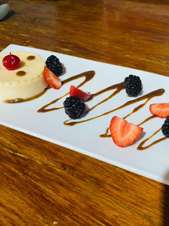 Una foto de Panna Cotta de coco
