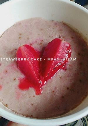 Foto resep MPASI Strawberry Cake 1y+