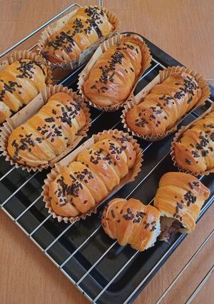 Foto resep Roti Pisang Coklat 🍌🍫