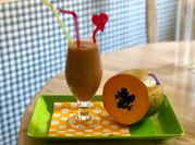 Una foto de batido de papaya detox