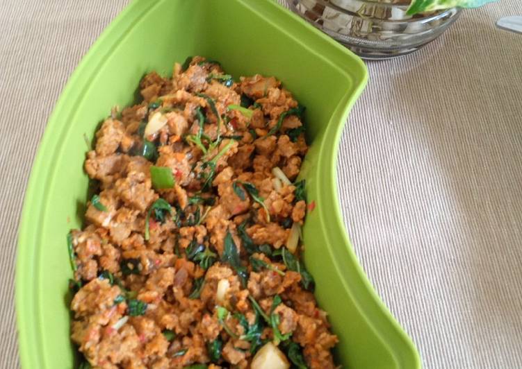 Resep Oncom kemangi pedas Sederhana