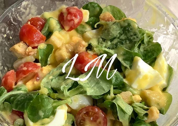 Ensalada con vinagreta de mango Receta de LOURDES MANRIQUE TORREIRA- Cookpad