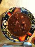 Potaje de frijoles colorados