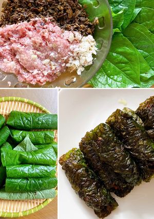 Hình của món Chả lá lốt.