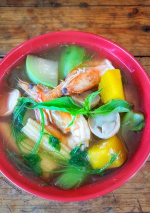 รูปของ แกงเลียงกุ้งสด
