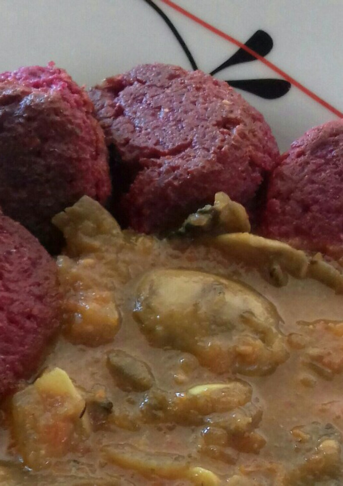 Una foto de Albóndigas veganas