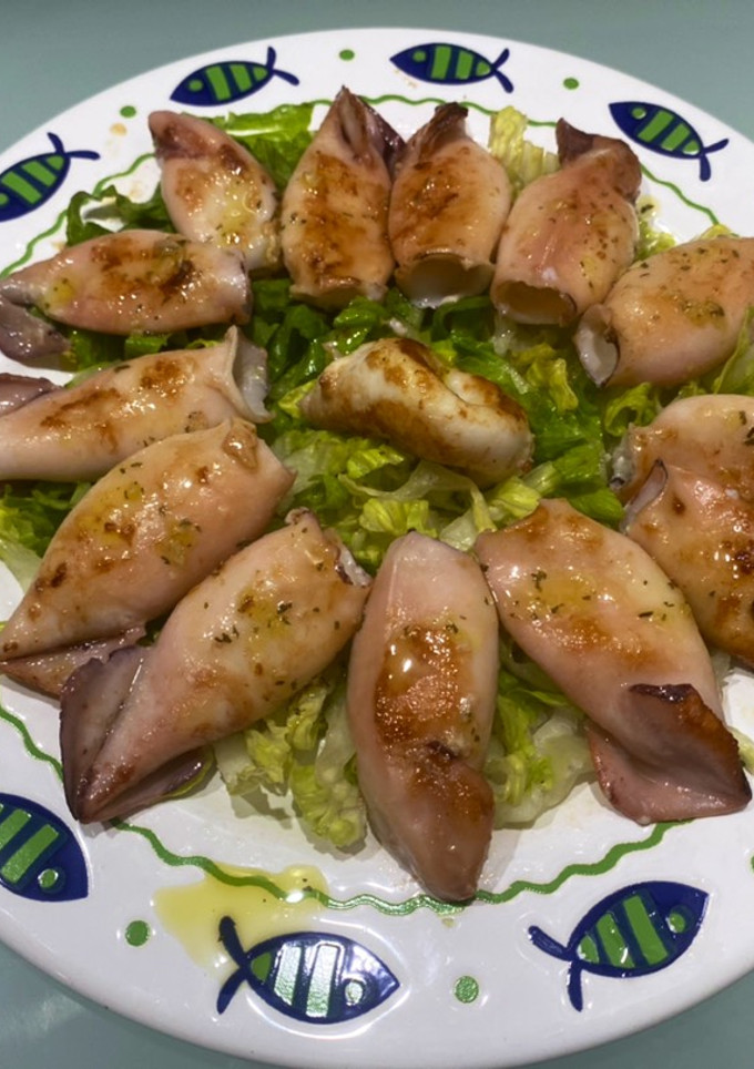 Una foto de Chipirones plancha