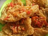 Telur geprek viral