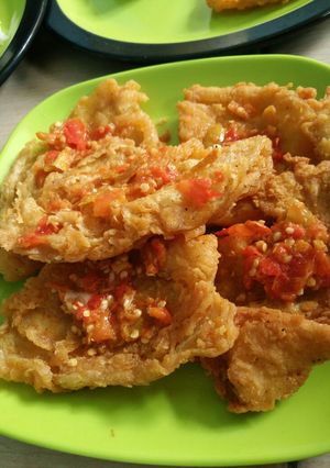 Foto resep Telur geprek viral