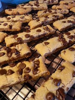 A picture of Chocolate Chip Cookie Sticks.