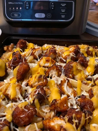 How To Prepare Ayam kerbau dan kentang goreng (kotak pizza 1) which So Delicious