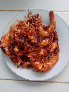 Foto resep Udang bakar madu (teflon)