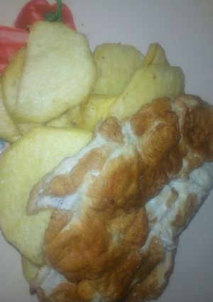 A picture of Yam an egg.