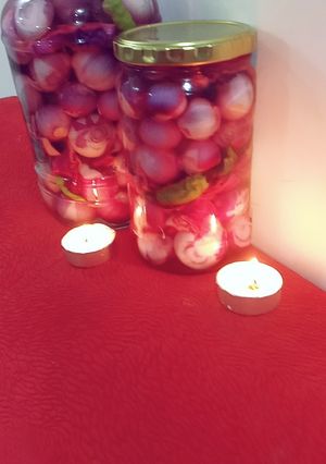 عکسی از دستور ترشی پیاز😇
