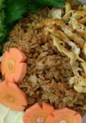 Foto resep Nasi goreng bumbu udang