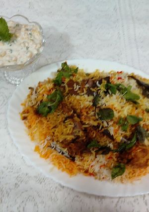 A picture of Mutton biryani masala.