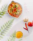 Ức gà sốt cà chua