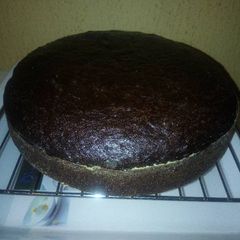 A picture of Rich moist chocolate cake.