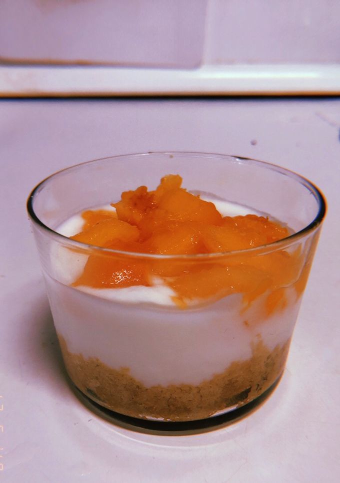 Una foto de Yogurt crunchy 🍑