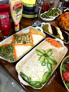 عکسی از دستور سالاد الویه