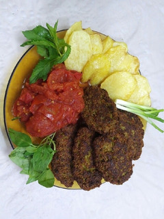 عکسی از دستور کتلت نخود