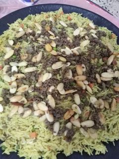 صورة لوصفة رز اوزي بلحم مفروم 😋