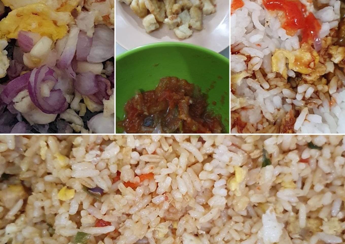 Nasi goreng ikan asin jambal