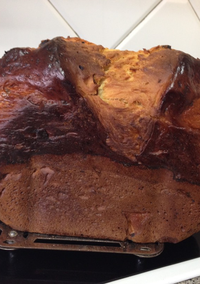 Una foto de Panettone en panificadora
