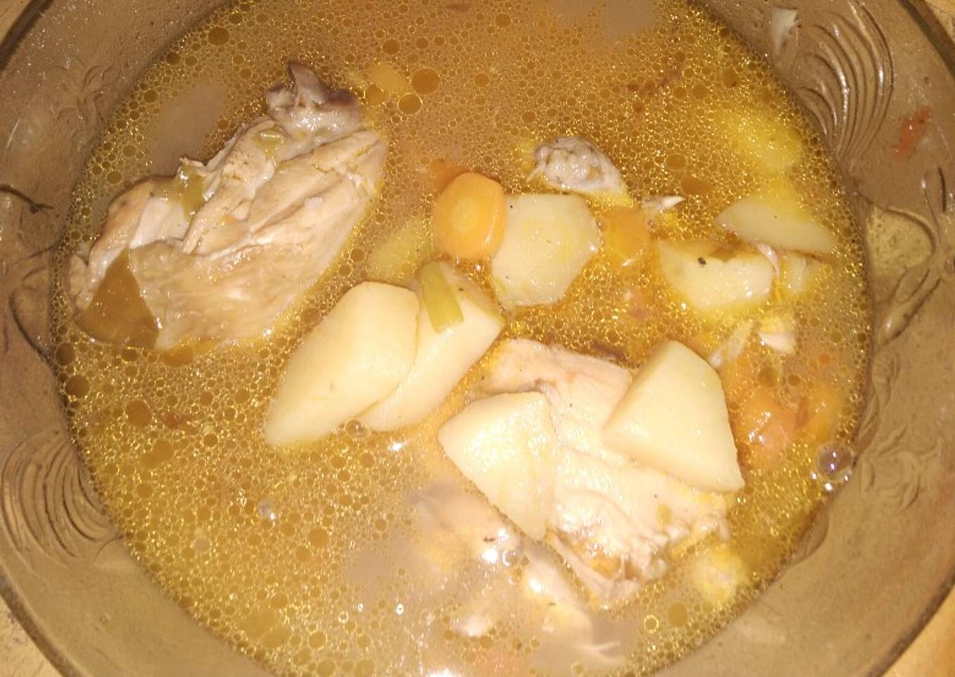 Sop ayam pak min klaten