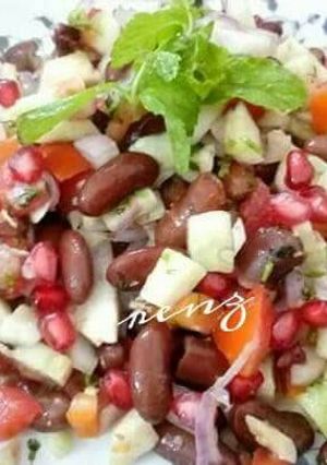A picture of Rajma Bhel.