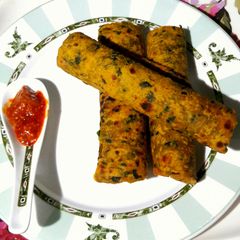A picture of Methi Thepla.