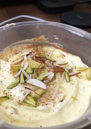 A picture of Shreekhand(Sweet yogurt).