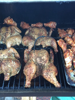 A picture of Applewood Smoked Cornish Hens.
