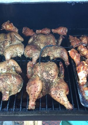A picture of Applewood Smoked Cornish Hens.