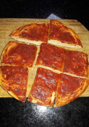 Una foto de Pizza