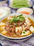 Đậu Hủ Sốt Thịt Bằm Cà Chua