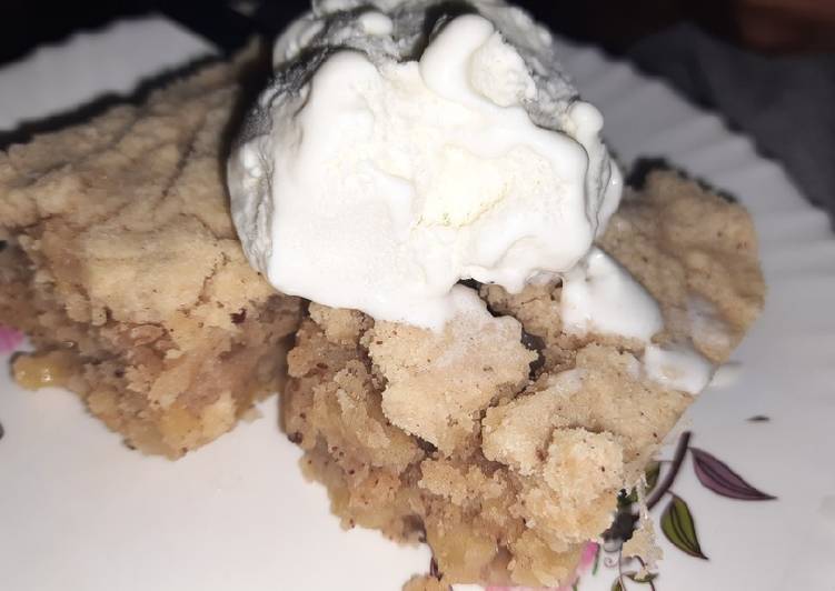 Steps to Prepare Ultimate Apple crumble blondie