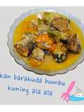 Ikan barakuda bumbu kuning ala ala