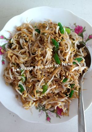 Foto resep Tumis toge teri nasi