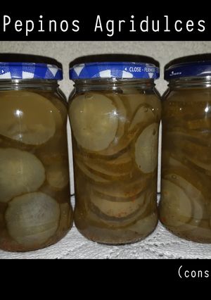 Una foto de Conservas "Pepinos agridulces"